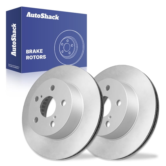 AutoShack Front Brake Rotors for Toyota, Corolla 2020-2023 Prius 2016-2022 Prius Prime 2017-2019, AWD FWD L4 1.8L - 10.04" (255 mm), 5-Lug