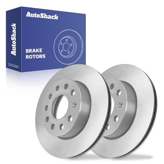 AutoShack Front Brake Rotors for Volkswagen, Jetta 2011, 2013-2014, FWD L4 1.4L 1.8L 2.0L L5 2.5L - Coated - ArmorStop - 11.02" (279.9 mm), 9-Lug