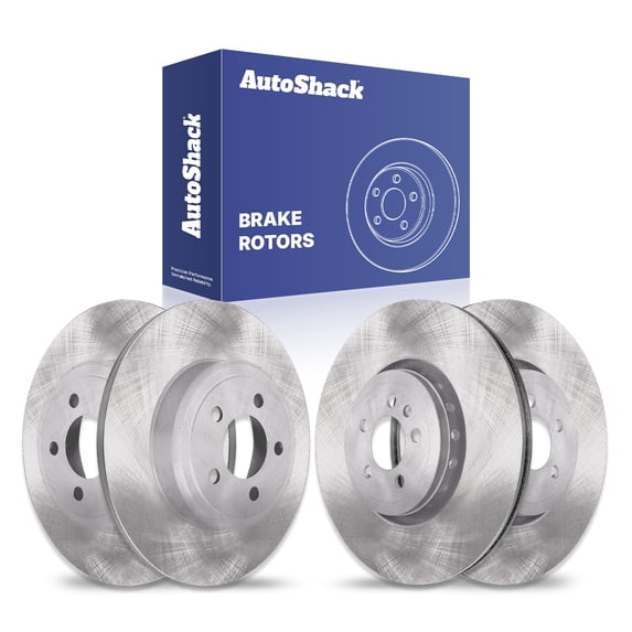 AutoShack Front & Rear Brake Rotors for Chrysler & Dodge, 300 2014-2019 Charger 2021, 2023 Challenger 2018, 2022, RWD V6 3.6L V8 5.7L