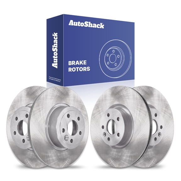 AutoShack Front & Rear Brake Rotors for Land Rover, Range Rover Evoque 2016-2019, AWD L4 2.0L