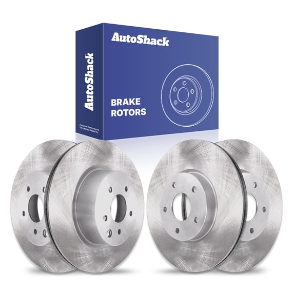 AutoShack Front Vented & Rear Vented Brake Rotors 4-PC Set Replacement for 2009-2014 Nissan Maxima 2016-2023 Nissan Maxima