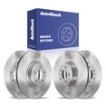 thumbnail image 1 of AutoShack Front Vented & Rear Vented Brake Rotors 4-PC Set Replacement for 2020-2025 Audi Q5 2018-2025 Audi SQ5, 1 of 5
