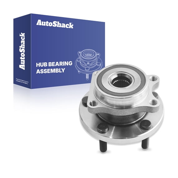 AutoShack Front Wheel Hub Bearing Assembly - Driver or Passenger Side for Subaru, Tribeca 2008-2014 B9 Tribeca 2006-2007, AWD H6 3.0L 3.6L - 5-Lug, With ABS