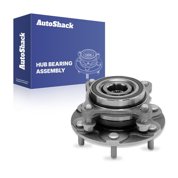 AutoShack Front Wheel Hub Bearing Assembly - Driver or Passenger Side for Toyota, Tacoma 2005-2023 4Runner 2003-2024, 4WD L4 2.7L V6 3.5L 4.0L V8 4.7L - 6-Lug, With ABS
