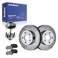 thumbnail image 1 of AutoShack Front Brake Rotors, Ceramic Pads & Hub Bearing Assemblies for Chevrolet, HHR 2006-2008, FWD L4 2.2L 2.4L - 10.85" (275.7 mm), 5-Lug, 1 of 5