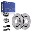 thumbnail image 1 of AutoShack Front Vented Brake Rotors + Premium Ceramic Pads + Hub Bearing Assembly 8-PC Brake Kit Replacement for 2008-2011 Dodge Grand Caravan 2008-2011 Chrysler Town & Country 11.89" (302 mm), 1 of 5