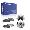 thumbnail image 1 of AutoShack Front Ceramic Brake Pads + Wheel Hub Bearing Assemblies with ABS Replacement for 2005-2008 Cadillac STS 6-PC Kit, 1 of 4