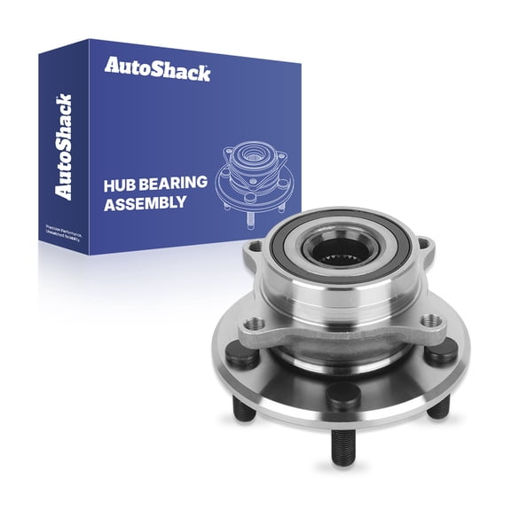 AutoShack Front Wheel Hub Bearing Assembly - Driver or Passenger Side for Honda, Odyssey 2011-2017, FWD V6 3.5L - 5-Lug, With ABS
