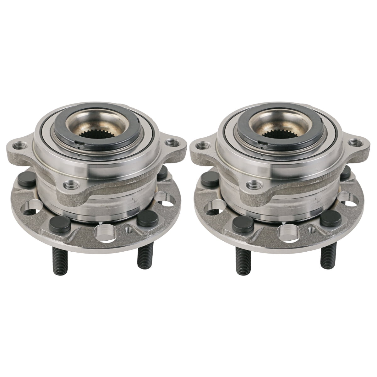 AutoShack Pair Front Wheel Hub Bearing without ABS Pair Driver and Passenger Side Replacement for Hyundai Santa Fe XL 2015-2018 Santa Fe Sport 2016-2020 Kia Sorento AWD FWD 5 Lugs HB613411PR