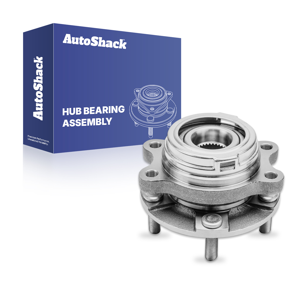 2-Pack Front Wheel Hub Bearing Assembly - Fits Nissan Maxima, Altima, Pathfinder, Murano & Infiniti QX60, QX50 (2007-2021 Models)
