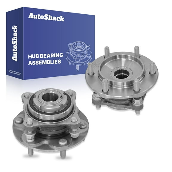 AutoShack Front Wheel Hub Bearing Assemblies Left & Right without ABS Replacement for 2005-2023 Toyota Tacoma 2003-2024 Toyota 4Runner 2-PC Set