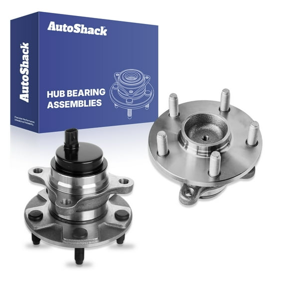AutoShack Front Wheel Hub Bearing Assemblies with ABS| Replacement for 2006-2015 Lexus IS250 2006-2015 Lexus IS350 | 2-PC