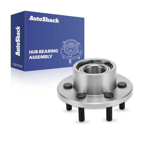 AutoShack Front Wheel Hub Bearing Assembly - Driver or Passenger Side for Dodge, Dakota 1997-2004 Durango 1999-2003, RWD L4 2.5L V6 3.7L 3.9L V8 4.7L 5.2L 5.9L - 6-Lug, Without ABS