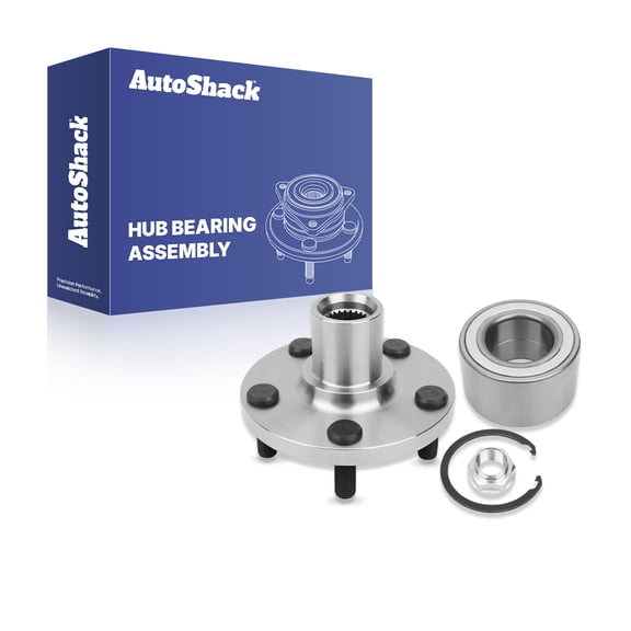 AutoShack Front Wheel Bearing and Hub Repair - Driver or Passenger Side for Toyota & Pontiac, Corolla 2003-2018 Matrix 2003-2013 Vibe 2003-2010, FWD AWD L4 1.8L 2.4L - 5-Lug, Without ABS