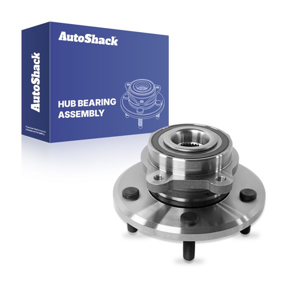 AutoShack Front Wheel Hub Bearing Assembly - Driver or Passenger Side for Dodge, Journey 2009-2020, FWD AWD L4 2.4L V6 3.5L 3.6L - 5-Lug, With ABS