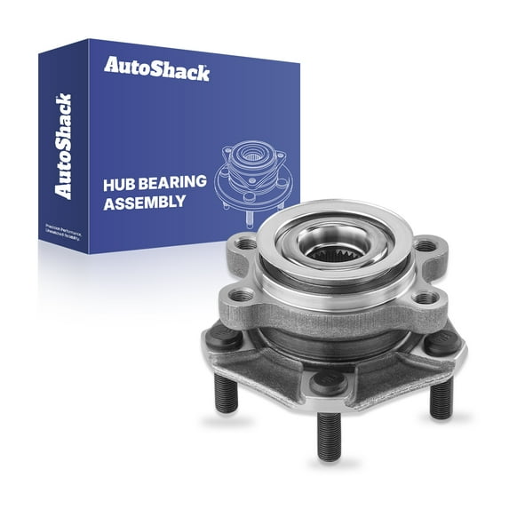 AutoShack Front Wheel Hub Bearing Assembly - Driver or Passenger Side for Nissan, Sentra 2013-2019 NV200 2013-2021 LEAF 2013-2017, FWD L4 1.6L 1.8L 2.0L - 5-Lug, With ABS