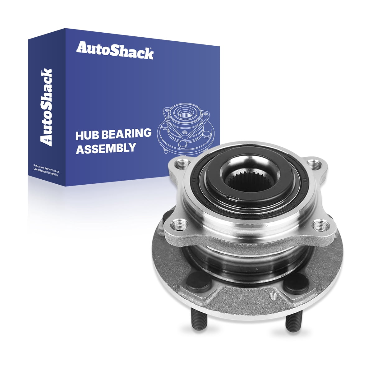 AutoShack Front Wheel Hub Bearing Assembly - Driver or Passenger Side for Hyundai & Kia, Tucson 2016-2021 Sonata 2015-2019 Sportage 2017-2022, FWD AWD L4 1.6L 2.0L 2.4L - 5-Lug, Without ABS