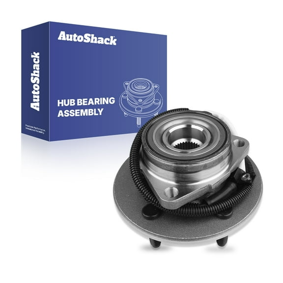 AutoShack Front Wheel Hub Bearing Assembly with ABS | Replacement for 2000-2004 Ford F-150 2004 Ford F-150 Heritage | 1-PC
