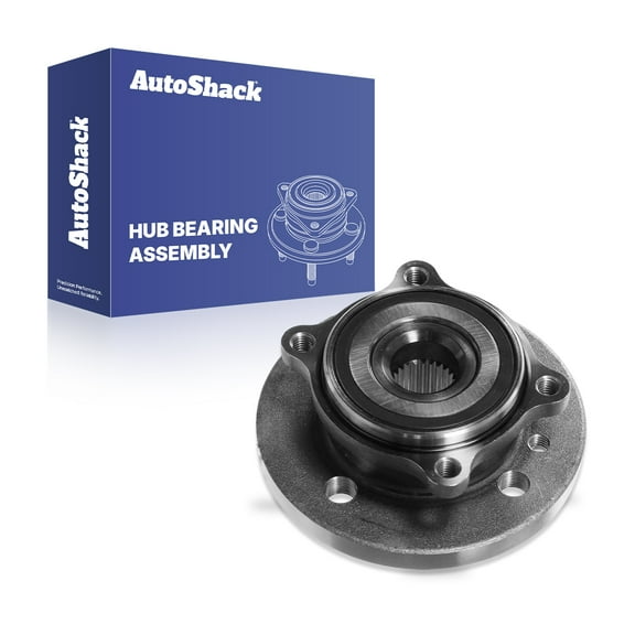 AutoShack Front Wheel Hub Bearing Assembly Left or Right with ABS Replacement for 2007-2015 Mini Cooper 1-PC