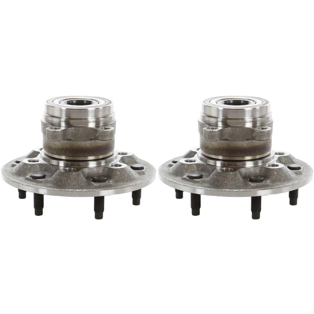 AutoShack Front Wheel Hub Bearing Assemblies with ABS| Replacement for 2009-2012 Chevrolet Colorado 2009-2012 GMC Canyon | 2-PC