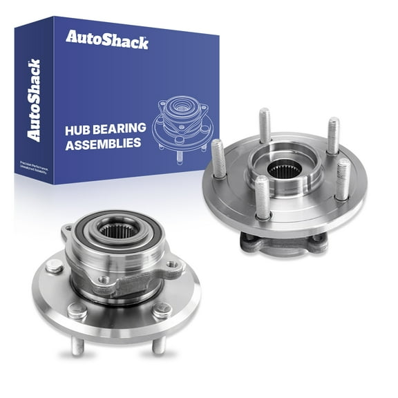 AutoShack Front Wheel Hub Bearing Assemblies with ABS| Replacement for 2009-2020 Dodge Journey | 2-PC