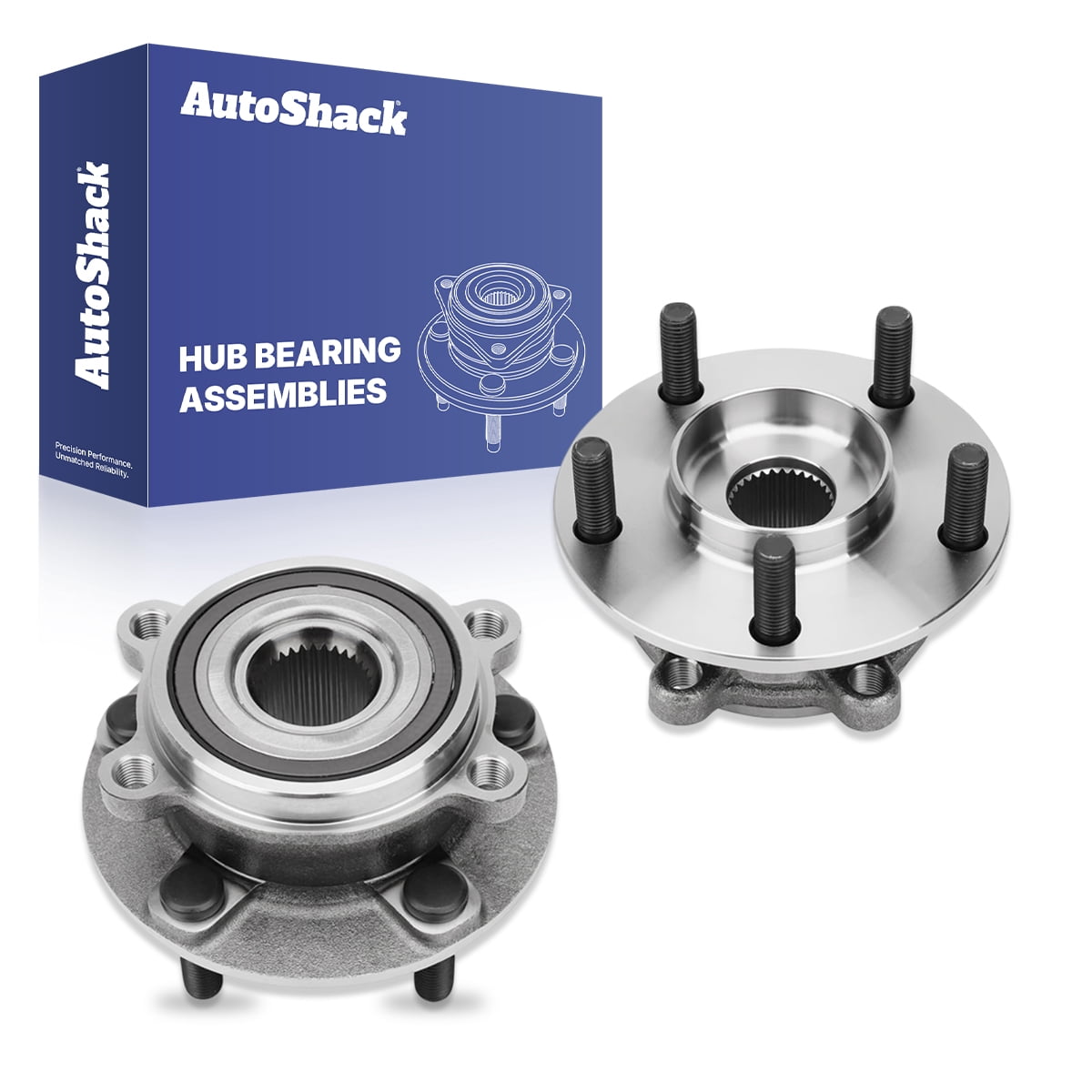 AutoShack Front Wheel Hub Bearing Assemblies with ABS| Replacement for 2014-2019 Mazda 6 2013-2022 Mazda CX-5 | 2-PC
