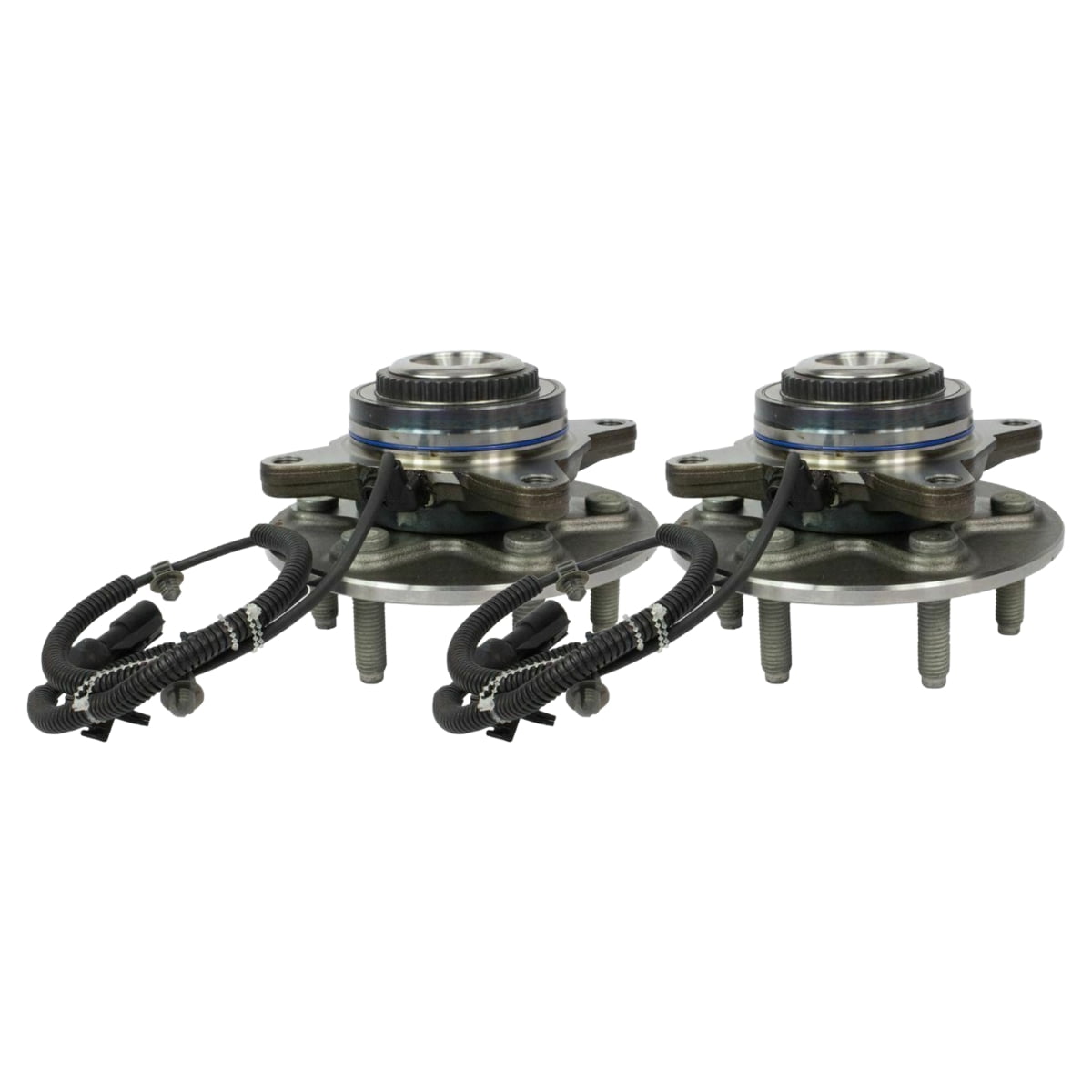 AutoShack Front Wheel Hub Bearing Set of 2 Driver and Passenger Side Replacement for 2015 2016 2017 Ford F-150 2.7L 3.5L 5.0L V6 V8 4WD 6-Lug HB615171PR
