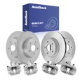 thumbnail image 1 of AutoShack Front Vented & Rear Solid Brake Rotors + Calipers 8-PC Brake Kit Replacement for 2013-2018 Ford C-Max, 1 of 5