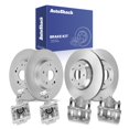 thumbnail image 1 of AutoShack Front Vented & Rear Solid Brake Rotors + Calipers 8-PC Brake Kit Replacement for 2016-2017 Honda Accord, 1 of 4
