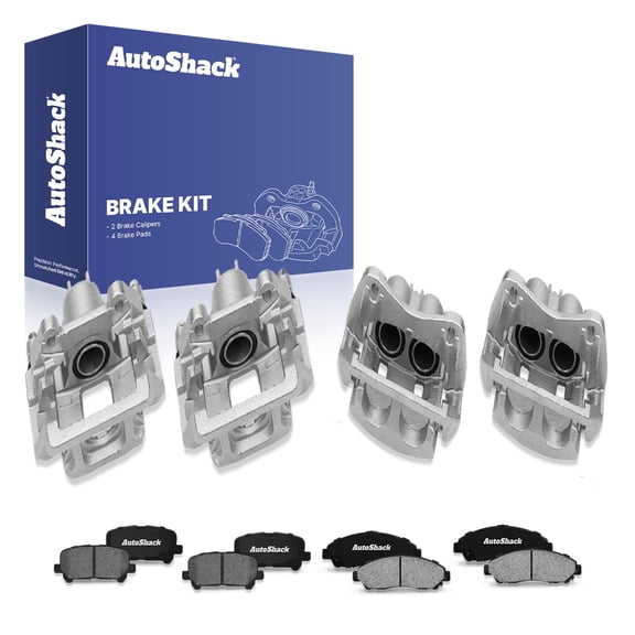 AutoShack Front & Rear Brake Calipers Ceramic Brake Pads | Replacement for 2007-2013 Acura MDX 2010-2013 Acura ZDX | 12-PC