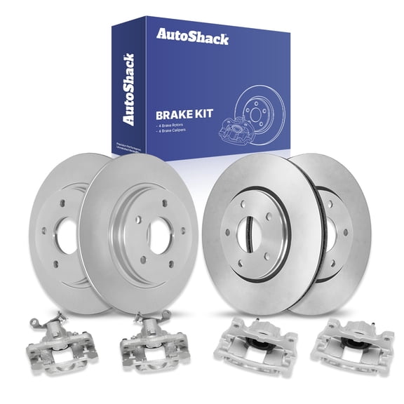 AutoShack Front & Rear Brake Rotors & Calipers for Dodge, Journey 2009-2011, AWD FWD L4 2.4L V6 3.5L 3.6L