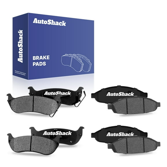 AutoShack Front & Rear Ceramic Brake Pad Set Replacement for 2004-2008 Chrysler Pacifica 8-PC