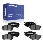AutoShack Front & Rear Ceramic Brake Pad Set for Hyundai & Kia, Accent 2006-2008 Rio 2006-2007 Rio5 2006-2007, FWD L4 1.6L