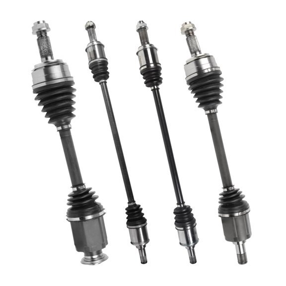 AutoShack Front & Rear CV Axle Shaft Assemblies for Honda, CR-V 2007-2011, 4WD L4 2.4L