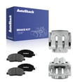 thumbnail image 1 of AutoShack Front Brake Calipers + Premium Ceramic Brake Pads Replacement for 2005-2010 Ford Mustang 6-PC Kit, 1 of 5