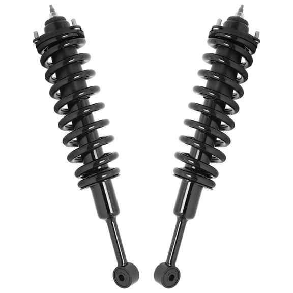AutoShack Pair of 2 Front Complete Strut Coil Spring Driver and Passenger Side Replacement for 2010-2018 Lexus GX460 2003-2009 GX470 4.6L 4.7L Excludes Electronic Adjustable Dampening CST21567PR