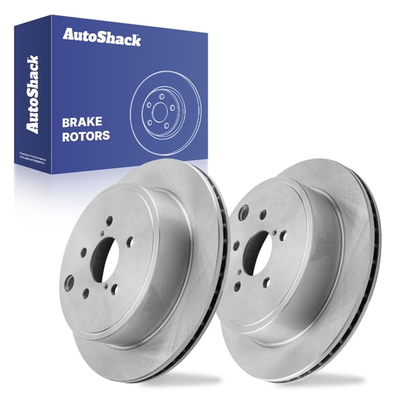 AutoShack Rear Brake Rotors for Subaru & Scion, Outback 2010-2014 Legacy 2010-2014 BRZ 2013-2020, 2022-2023, 2025 FR-S 2013-2016, RWD AWD H4 2.0L 2.4L 2.5L H6 3.6L - 11.41" (289.7 mm), 5-Lug
