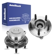 AutoShack Rear Wheel Hub Bearing Assemblies - Driver and Passenger Side for Chevrolet & GMC, Equinox 2018-2026 Terrain 2018-2026, FWD L4 1.5L 1.6L 2.0L - 5-Lug, With ABS