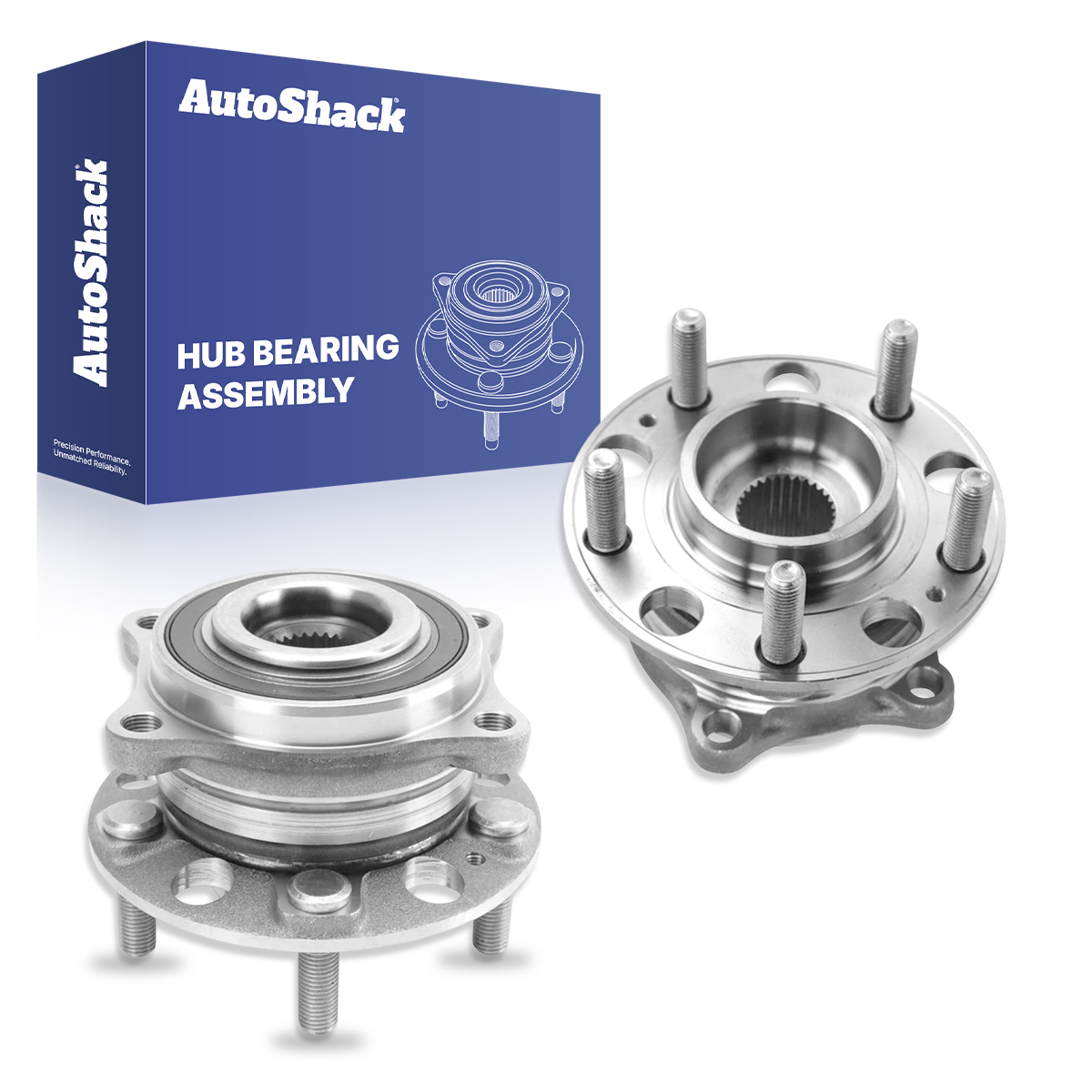AutoShack Front or Rear Wheel Hub Bearing Assemblies with ABS| Replacement for 2019-2023 Hyundai Santa Fe 2020-2022 Kia Telluride | 2-PC