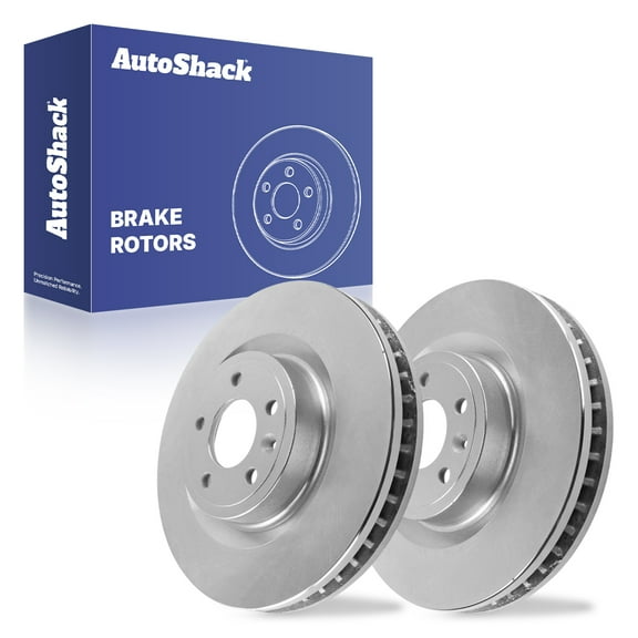 AutoShack Front Brake Rotors for Ford, Mustang 2011-2014, RWD V6 3.7L V8 5.0L - 13.23" (336 mm), 5-Lug