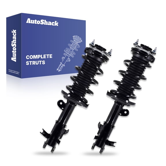 AutoShack Front Complete Strut & Coil Spring Assemblies - Driver and Passenger Side for Acura, ILX 2013-2015, FWD L4 2.0L 2.4L