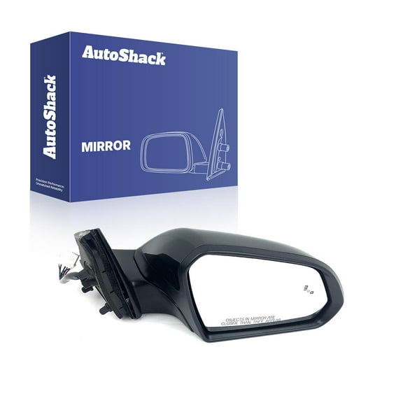 AutoShack Side View Mirror Power Heated | Replacement for 2015-2017 Hyundai Sonata | Passenger Side | 1-PC