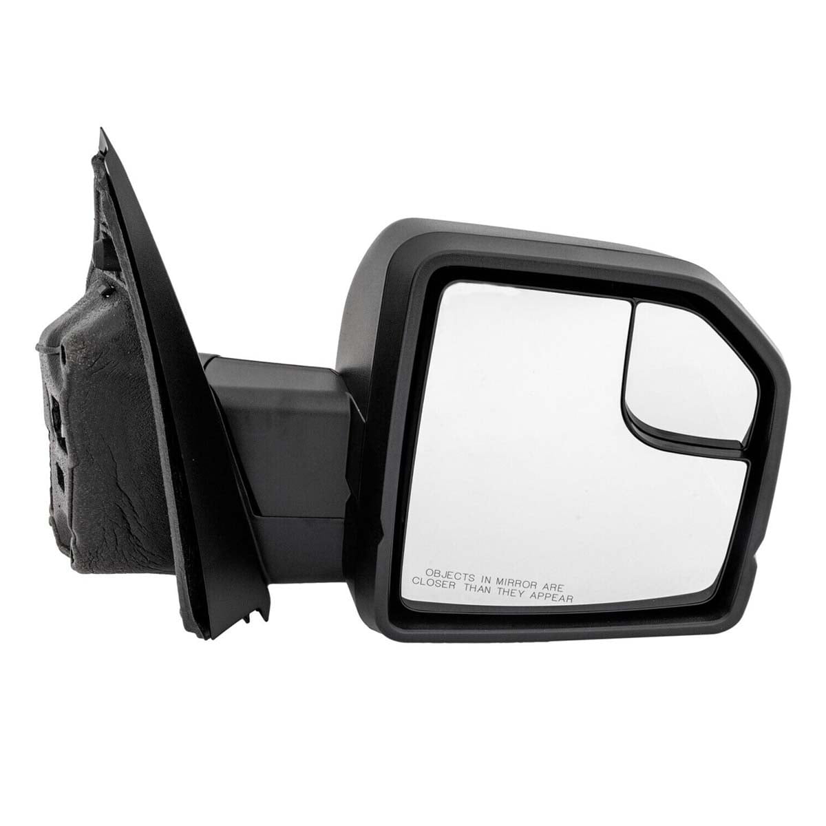 AutoShack Passenger Mirror Power Manual Folding Textured Black Replacement for 2015 2016 2017 2018 Ford F-150 2.7L 3.0L 3.3L 3.5L 5.0L V6 V8 4WD RWD KAPFO1321522