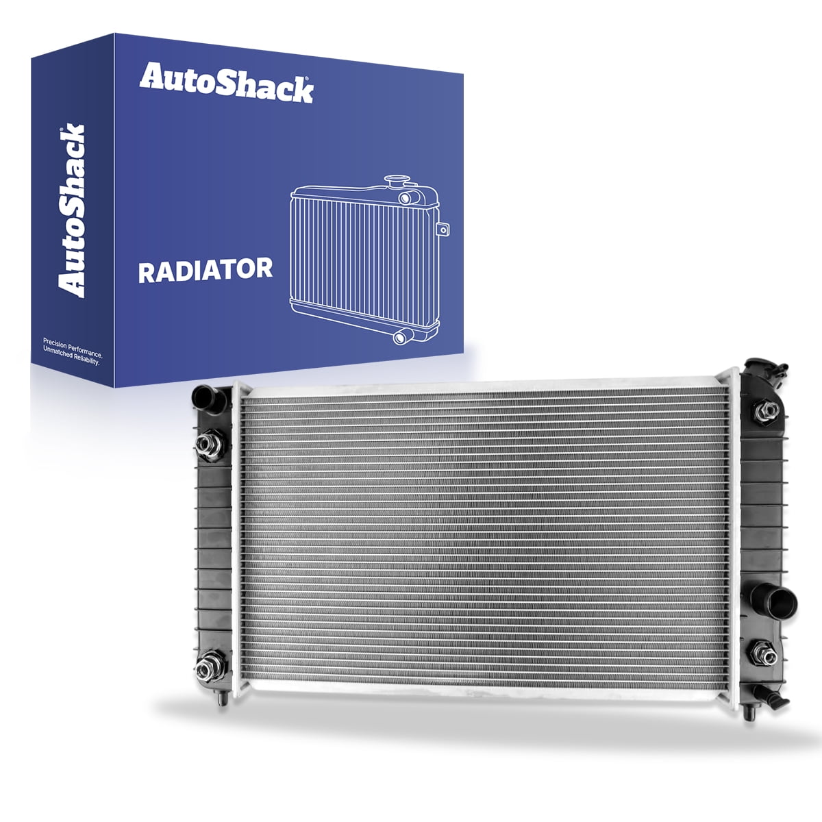 Autoshack Radiator Compatible with Chevrolet & GMC, S10 1996-2004 Blazer 1996-2005 Sonoma 1996-2004 Jimmy 1996-2005, L4 2.2L V6 4.3L L, with Transmission & Engine Oil Cooler