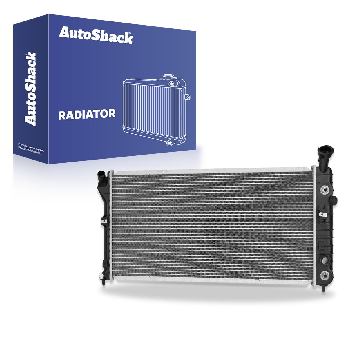 Autoshack Radiator Compatible with Buick & Chevrolet, Century 2000-2005 Impala 2000-2003 Monte Carlo 2000-2003 Regal 2000-2004, V6 3.1L 3.4L 3.8L, with Transmission Oil Cooler