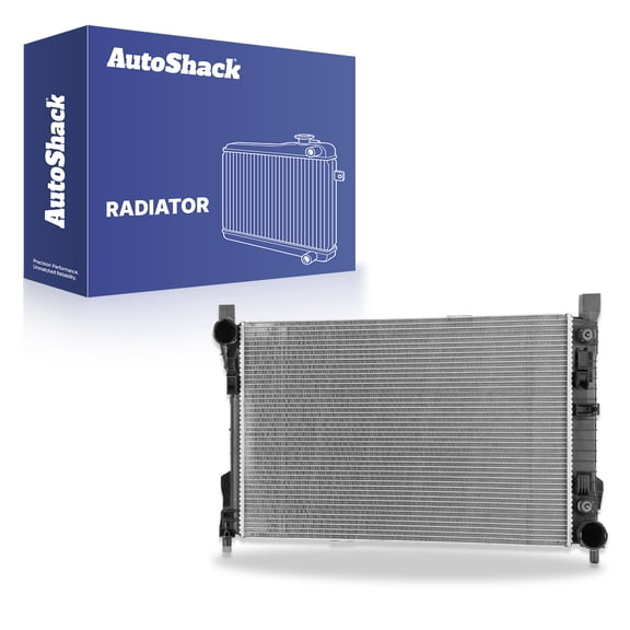 Autoshack Radiator Compatible with Mercedes-Benz, C240 2001-2005 C230 2002-2005 CLK320 2003-2005, L4 1.8L 2.3L V6 2.6L 3.2L, with Transmission Oil Cooler