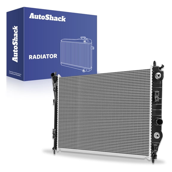 Autoshack Radiator Compatible with Chevrolet & Saab, Corvette 2005-2013 SSR 2003-2006 9-7x 2008-2009, L6 4.2L V8 5.3L 6.0L 6.2L 7.0L, with Transmission Oil Cooler