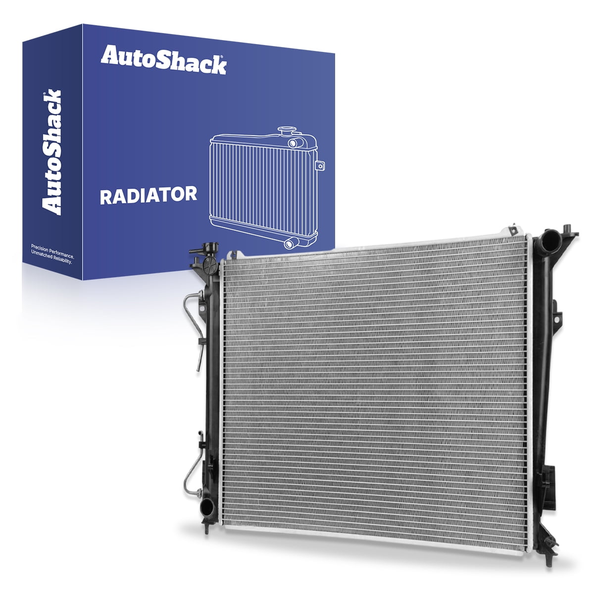 Autoshack Radiator Compatible with Hyundai & Kia, Sonata 2006-2010 Optima 2007-2010 Azera 2006-2011 Magentis 2007-2010, L4 2.4L V6 2.7L 3.3L 3.8L, with Transmission Oil Cooler