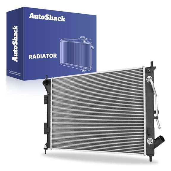 AutoShack Radiator with Transmission Oil Cooler 26.38" (670 mm) x 18.82" (478.0 mm) Core, 1pc, Compatible with Hyundai Elantra 2011-2013 1.8L