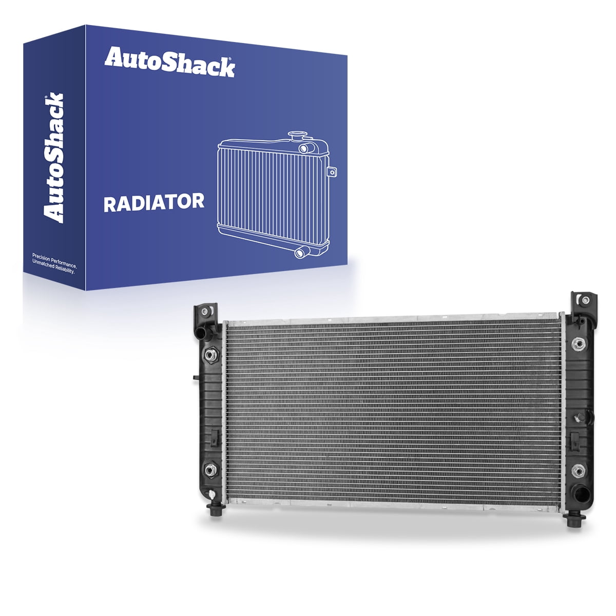 Autoshack Radiator Compatible with Chevrolet & GMC, Silverado 1500 1999-2013 Sierra 1500 1999-2013 Tahoe 2000-2014, V6 4.3L V8 4.8L 5.3L 5.7L 6.0L 6.2L, with Transmission & Engine Oil Cooler
